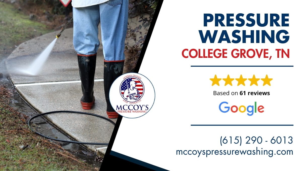 pressure washing service college grove tn