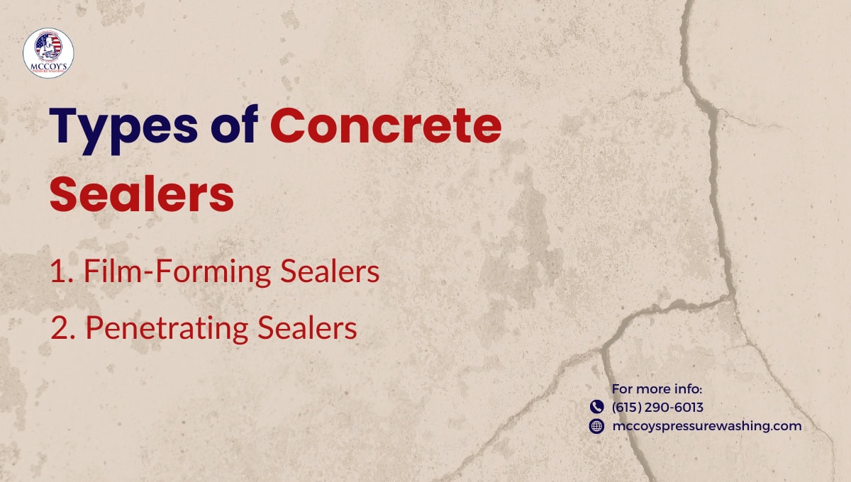 types of concrete sealers