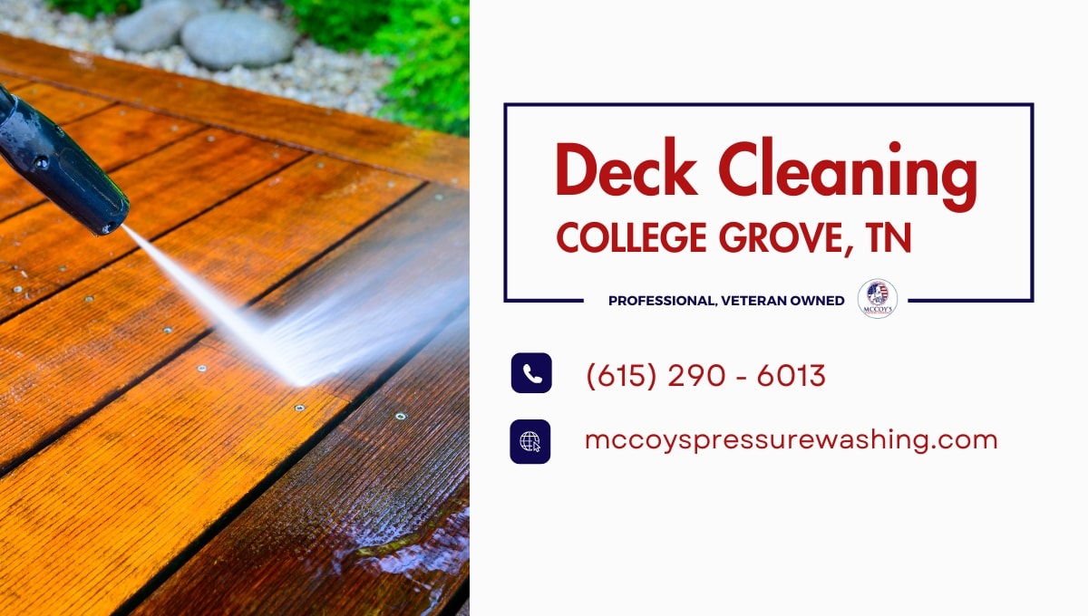 deck cleaning college grove