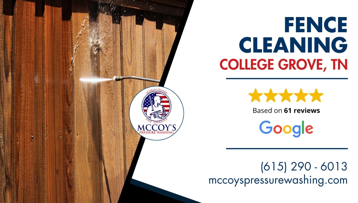 fence cleaning college grove