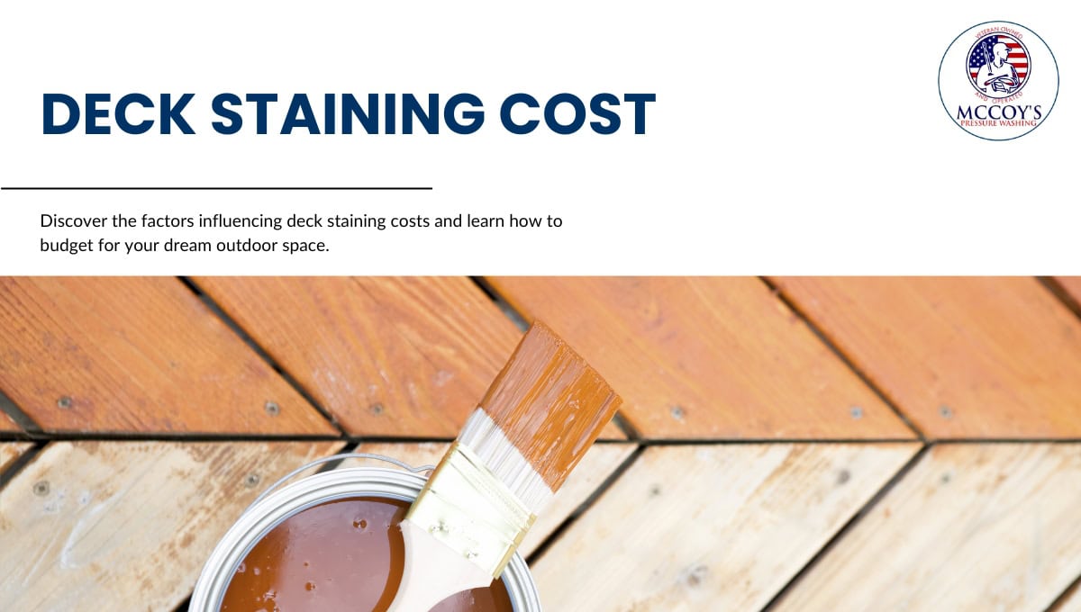 cost of deck staining