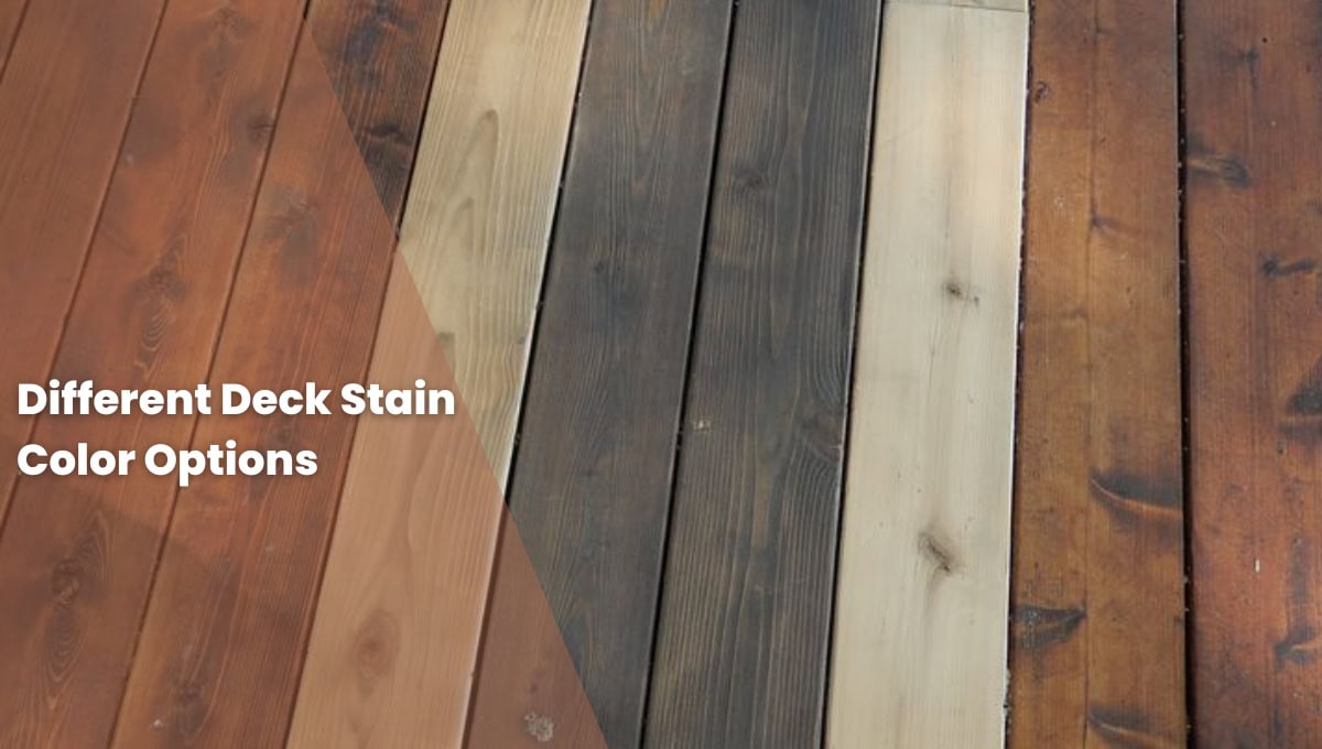 Different Deck Stain Color Options