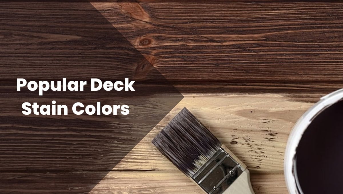 popular deck stain colors